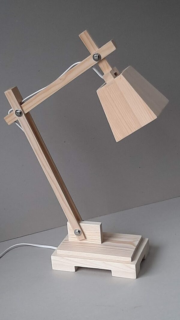 Design tafellamp (vurenhout) - Afbeelding 3