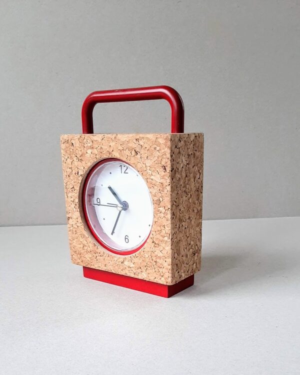 Design wekker met kurk - Afbeelding 2
