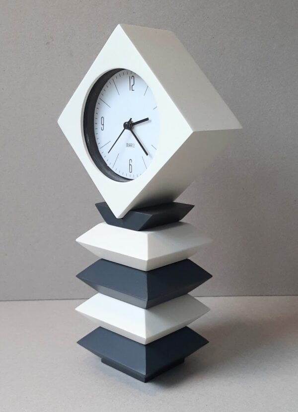 Black and White klok - Afbeelding 4
