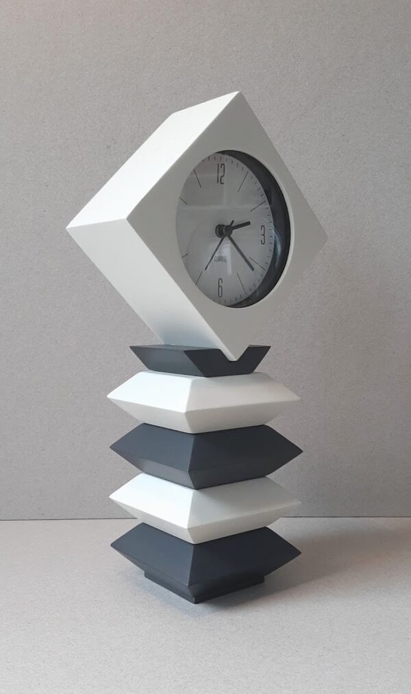 Black and White klok - Afbeelding 2