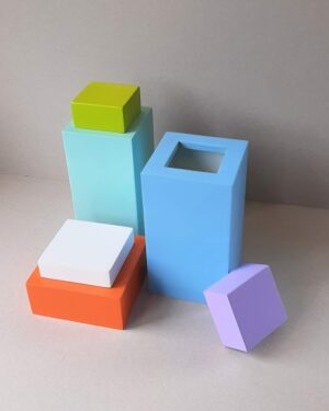 Drie houten boxen / bussen