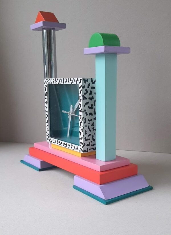 Memphis Milano style:  Clock 94 - Afbeelding 6
