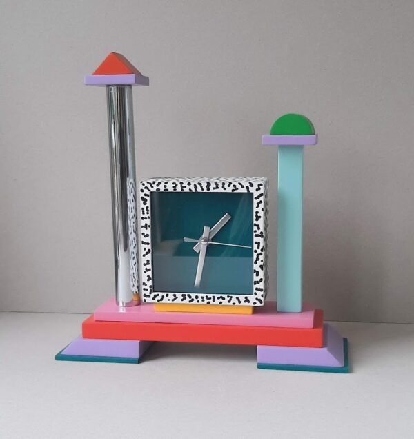 Memphis Milano style:  Clock 94 - Afbeelding 3