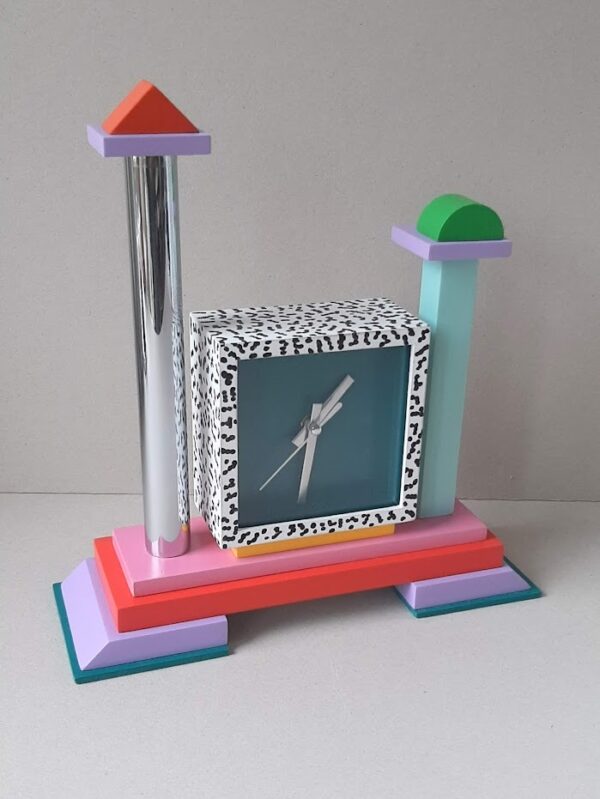 Memphis Milano style:  Clock 94 - Afbeelding 4