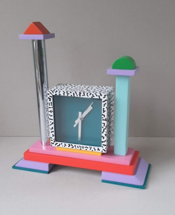 Memphis Milano style:  Clock 94 - Afbeelding 5