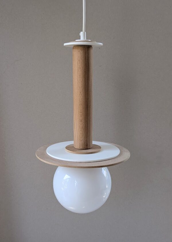 Design hanglamp in naturel kleuren - Afbeelding 4