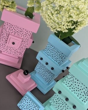 Design vazen / kaststel (pastel)